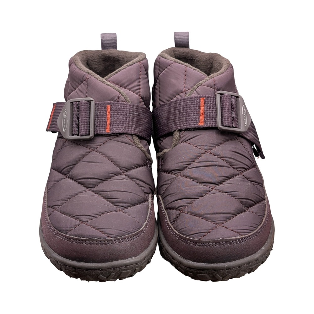 Chaco Ramble Puff Boots Women's 6 Waterproof Purple Quilted Ankle Boot